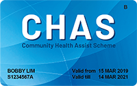 Blue CHAS Card