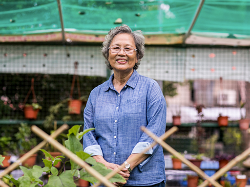 72-year-old Mdm Oh Peck Wah cared for her husband for 11 years before he passed on in 2011